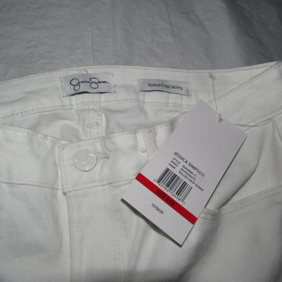 NWT JESSICA SIMPSON Rolled Crop Skinny Jeans Sz 8 - Picture 5 of 5